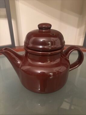 Rondo 1983 Japanese Brown Ceramic Teapot with Lid